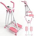 Kdymod Air Walking Elliptical Exercise Machine - Foldable Cardio Cross Trainer Glider for Full-Body Low-Impact Exercise with LCD Display Ideal for Home Gym