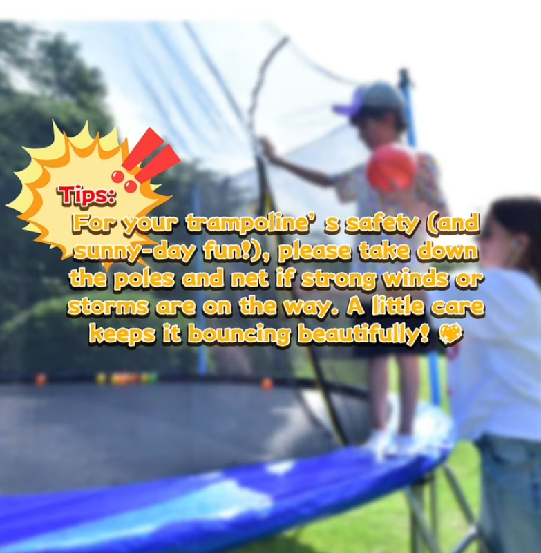 Mersco 14ft Trampoline for Kids and Adults, Pumpkin Outdoor Trampoline with Basketball Hoop,Enclosure Net and Storage Bag, Trampoline SPACE for Boys and Girls Birthday Gifts,Green