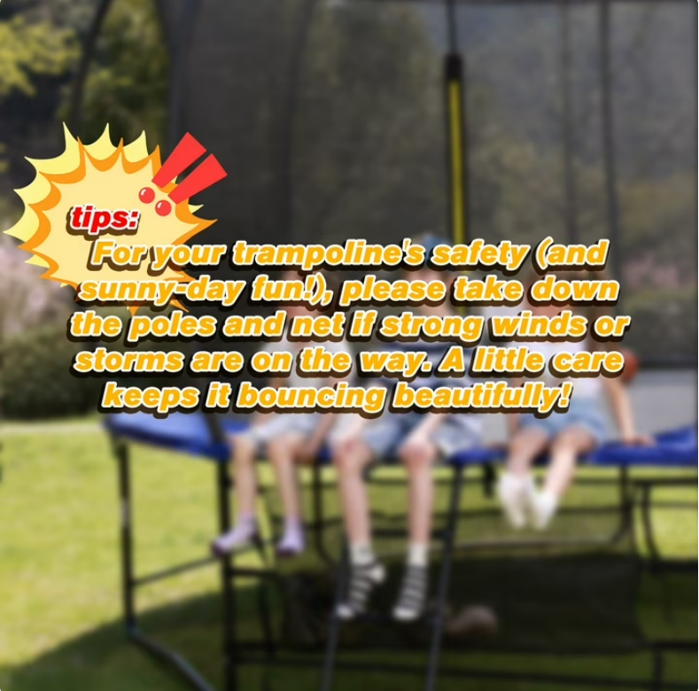 Mersco 16 FT Trampoline for Kids and Adults ,Outdoor Pumpkin Trampoline with Basketball Hoop,Universal Bouncing Trampoline for Children,Jumping Trampoline SPACE for Boys and Girls Birthday Gift,Blue