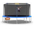 Mersco 14ft Trampoline PLAY Heavy Duty Outdoor Trampoline for Kids and Adults, Backyard Trampoline with Enclosure Net for Family Fun,Jumping Trampoline for Boys and Girls Birthday Gift ,Blue