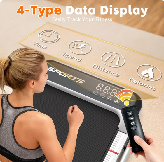 Cirui 3 in 1 Walking Pad Under Desk Treadmill with Incline,2.5 HP Portable Walking with Pad Handle Bar,260 Lbs Foldable Treadmills with Remote Control & LED Display for Office Home Use,Gray