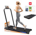Cirui 3 in 1 Walking Pad Under Desk Treadmill with Incline,2.5 HP Portable Walking with Pad Handle Bar,260 Lbs Foldable Treadmills with Remote Control & LED Display for Office Home Use,Black