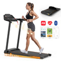 Cirui Folding Treadmill with APP Bluetooth Control for Home,Portable Electric Exercise Treadmill with Adjustable 14% Incline, 3.5 HP Quiet Motor, 300 Lbs Capacity,Easy Storage LED Display