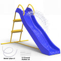 Mersco Kid Outdoor Indoor Slide,Water Slides for Backyard with Water Pipe & 5 Anchors,Playground Freestanding Slide Equipment for Boys and Girls Birthday Gifts,Blue & Red