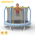 Mersco 55 inch Toddler Trampoline for Kids, Mini Trampoline with Enclosure Net and Ball ,Indoor Outdoor Small Kids Trampoline Birthday Gifts for Boys and Girls, Print