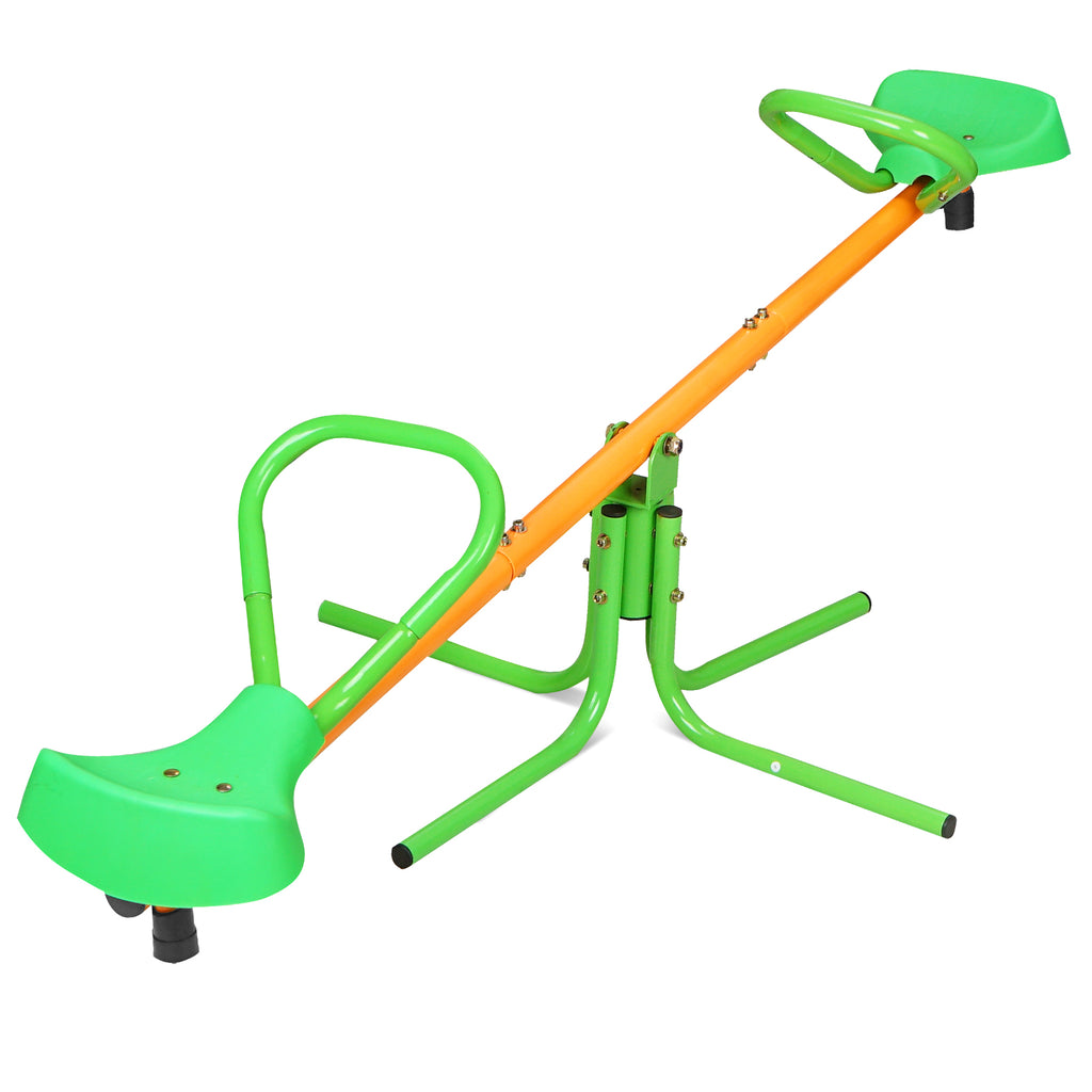 Mersco Kids 360 Degree Spin Seesaw Teeter Totter,Rotation Teeter Totter Outdoor Indoor Playground Equipment Swivel Teeter Totter for Boys,Girls,Children's birthday gifts