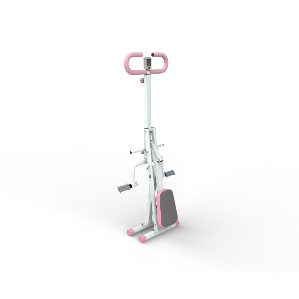 Kdymod Generic Foldable Squat Machine with Resistance Bands, Glutes and Thigh for Home Gym, Hip Thrust Leg Press for Home Gym Fitness ,250 lbs,Pink