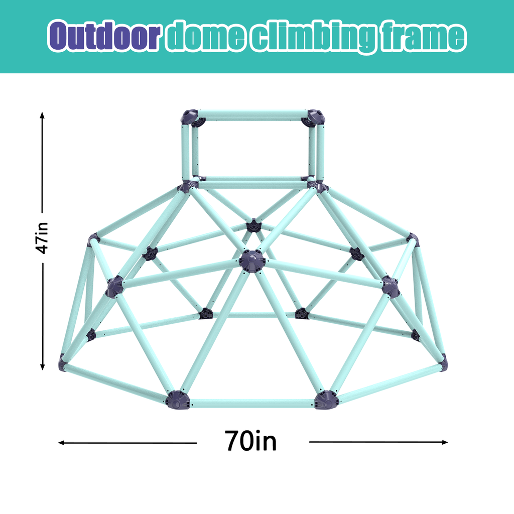 Mersco 6FT Kids Climbing Dome,Outdoor and Indoor Climbing Set,Sturdy Playground Climber Climbing Structures Set for Boys and Girls Birthday,Children's Day gifts