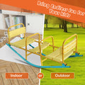 Mersco Kindergarten Children Outdoor Rocking Horse Outdoor Park Playground Equipment Double Or Triple Seesaw Swinging Fun