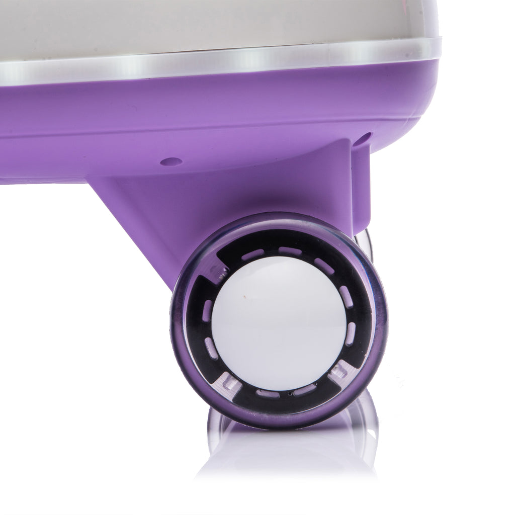 Cirui 12V Kids Electric Wiggle Car, 2-in-1 Swing Ride on Toy for Toddlers Aged 3-8,5MPH Max Speed,Triangular Stability Frame, Flashing Wheels,Bluetooth Music,Purple