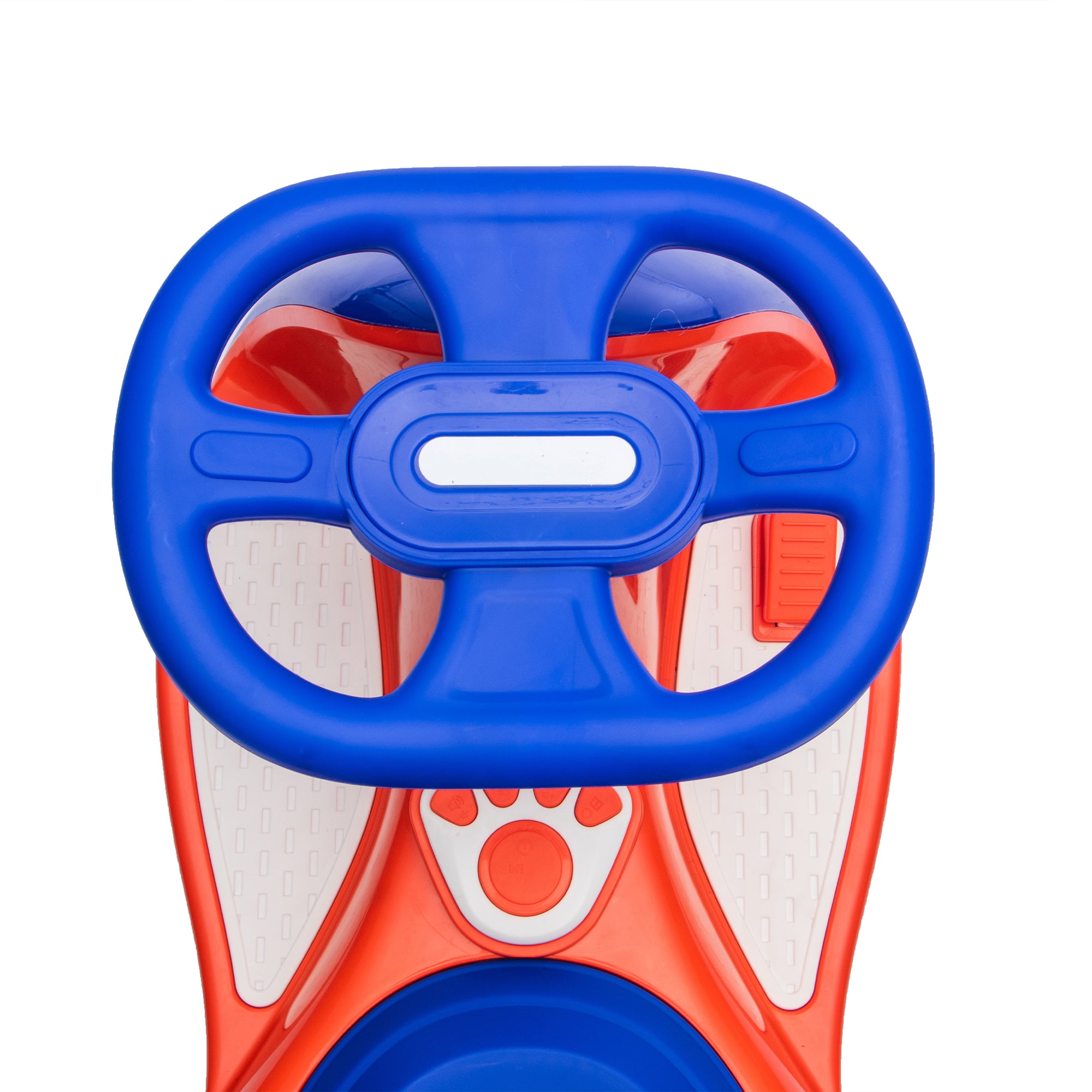 Cirui 12V Kids Electric Wiggle Car, 2-in-1 Swing Ride on Toy for Toddlers Aged 3-8,5MPH Max Speed,Triangular Stability Frame, Flashing Wheels,Bluetooth Music,Blue