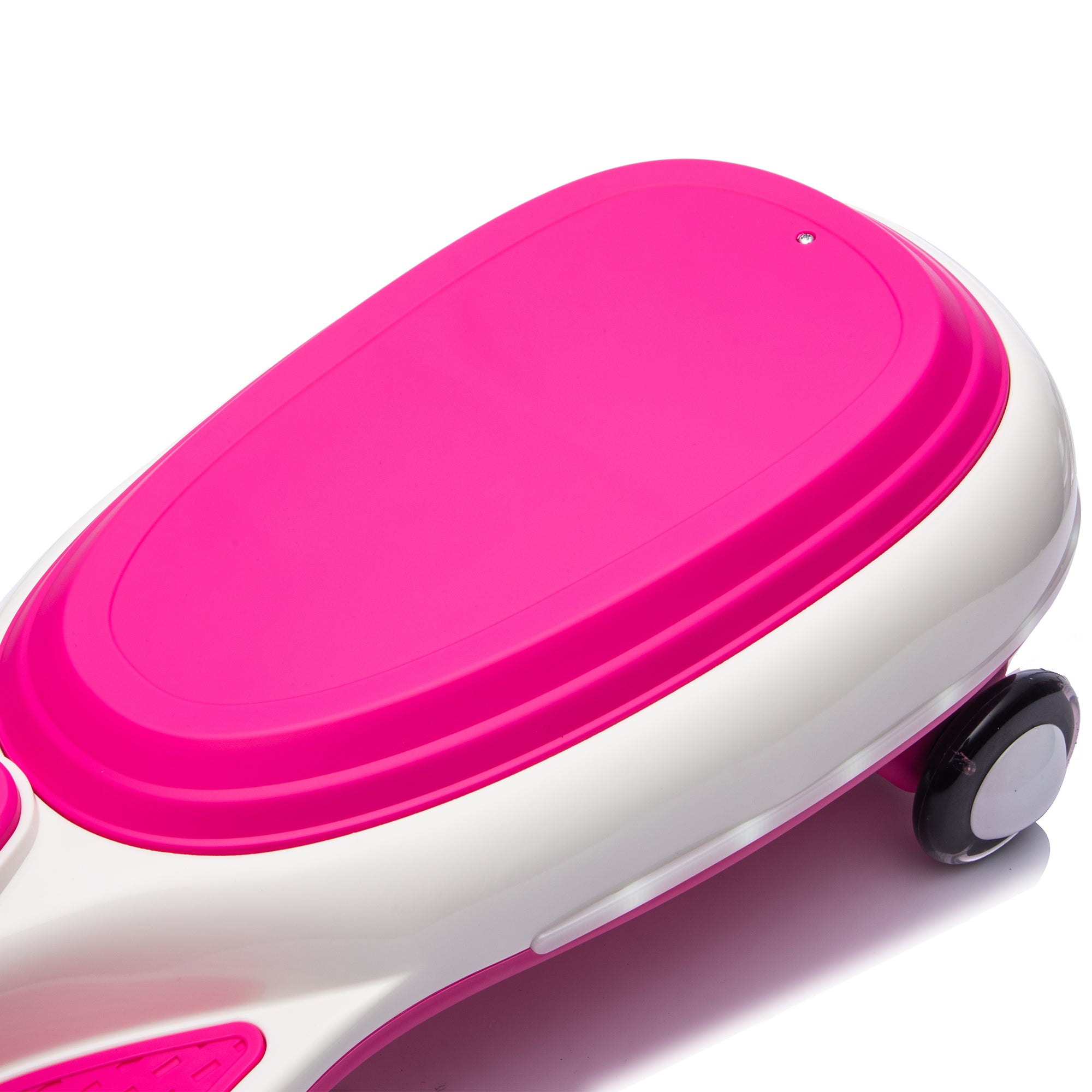 Cirui 12V Kids Electric Wiggle Car, 2-in-1 Swing Ride on Toy for Toddlers Aged 3-8,5MPH Max Speed,Triangular Stability Frame, Flashing Wheels,Bluetooth Music,Red