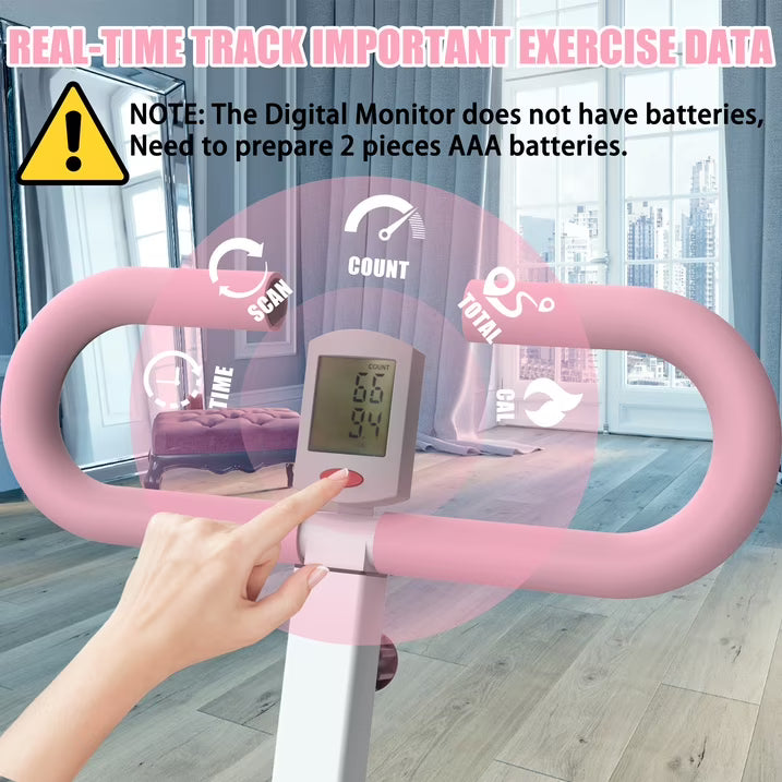 Kdymod Generic Foldable Squat Machine with Resistance Bands, Glutes and Thigh for Home Gym, Hip Thrust Leg Press for Home Gym Fitness ,250 lbs,Pink