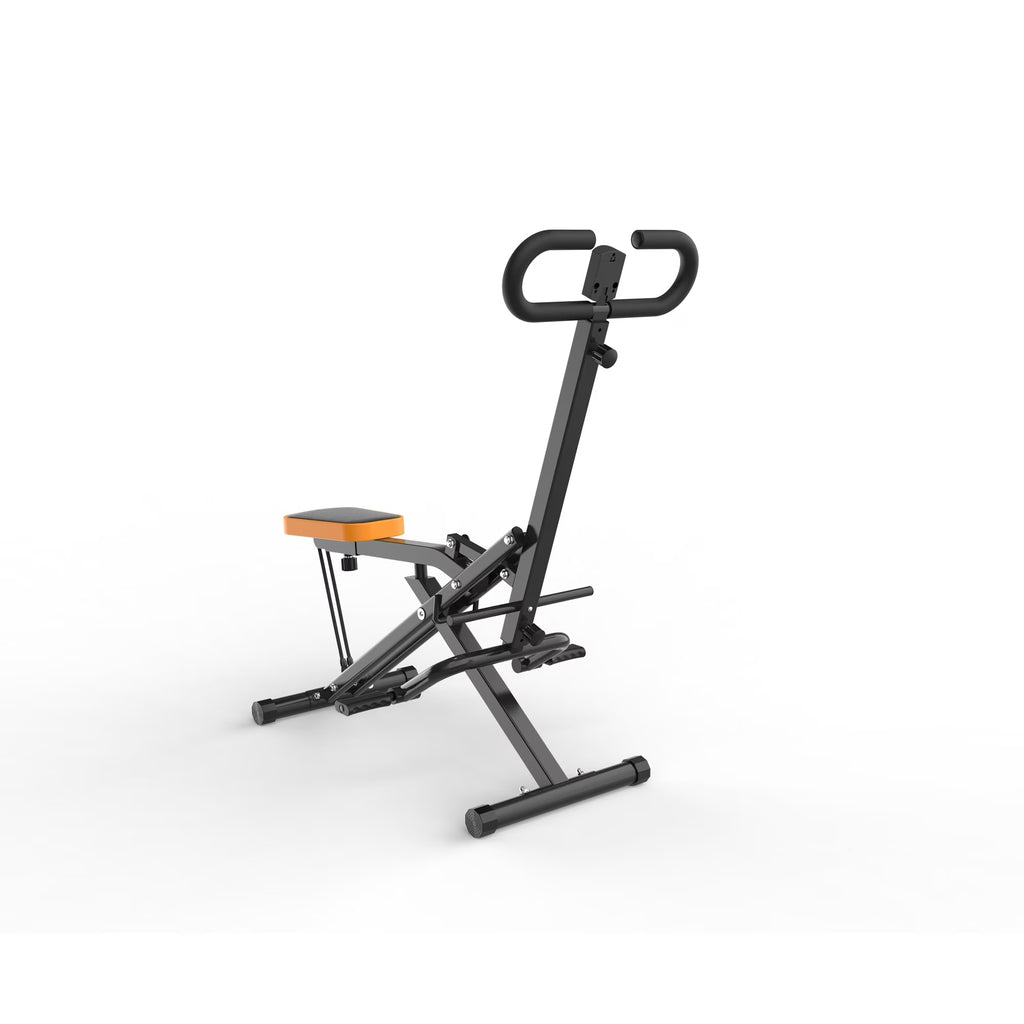 Kdymod Generic Foldable Squat Machine with Resistance Bands, Glutes and Thigh for Home Gym, Hip Thrust Leg Press for Home Gym Fitness ,250 lbs,Black