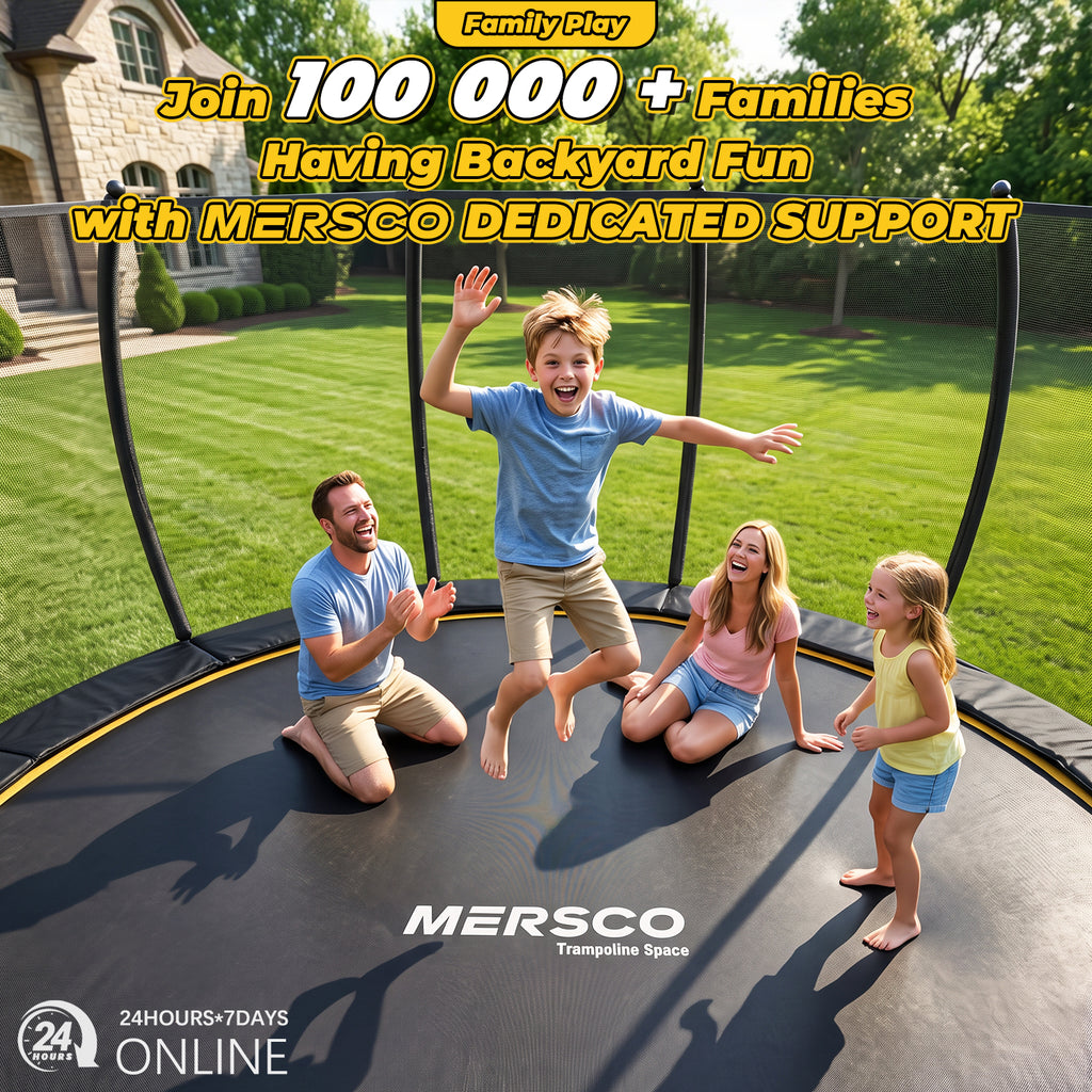 Kdymod Trampoline for Kids and Adults, 16 FT Backyard Recreational Trampoline with Enclosure Net and Ladder, Heavy Duty Rust-Resistant Steel Frame, No Gap Design, Gift for Kids Adults