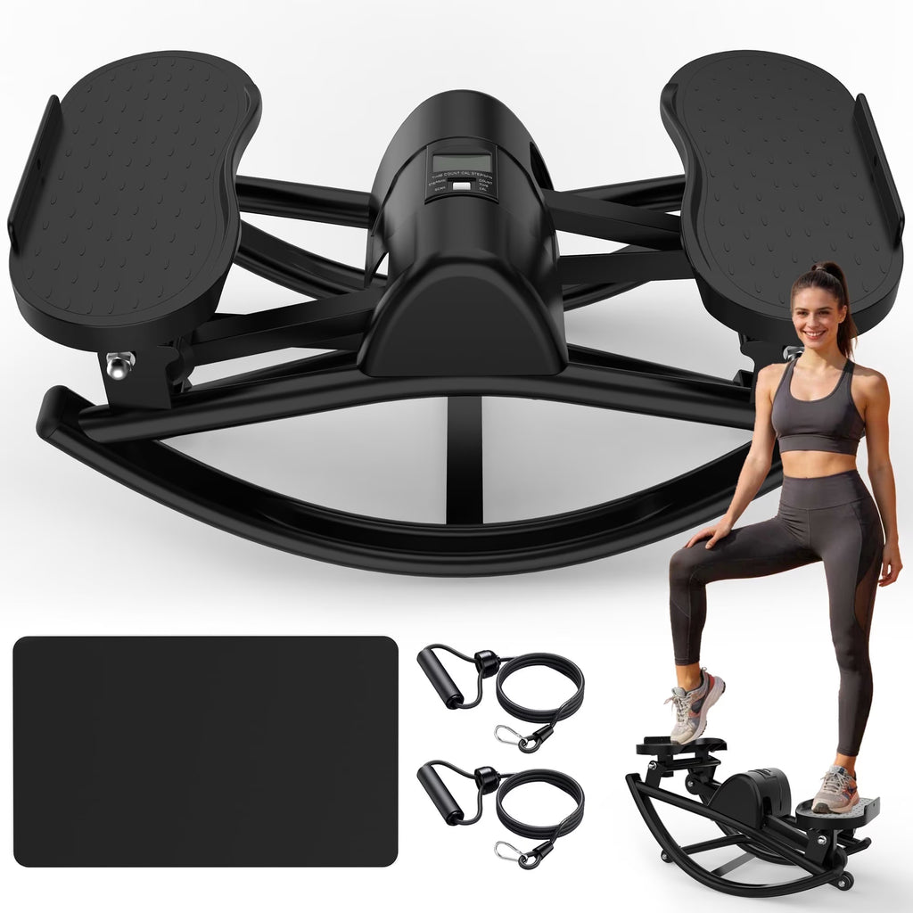 Workout Equipment Rocking Kdymod Lateral Stepper for Exercise-Rocking Stepper Machine with Resis ...
