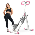 Kdymod Stair Stepper for Home with Adjustable Handlebar, Vertical Climber Workout Machine for Full-Body Exercise, Compact Foldable & Stable Frame ,Pink