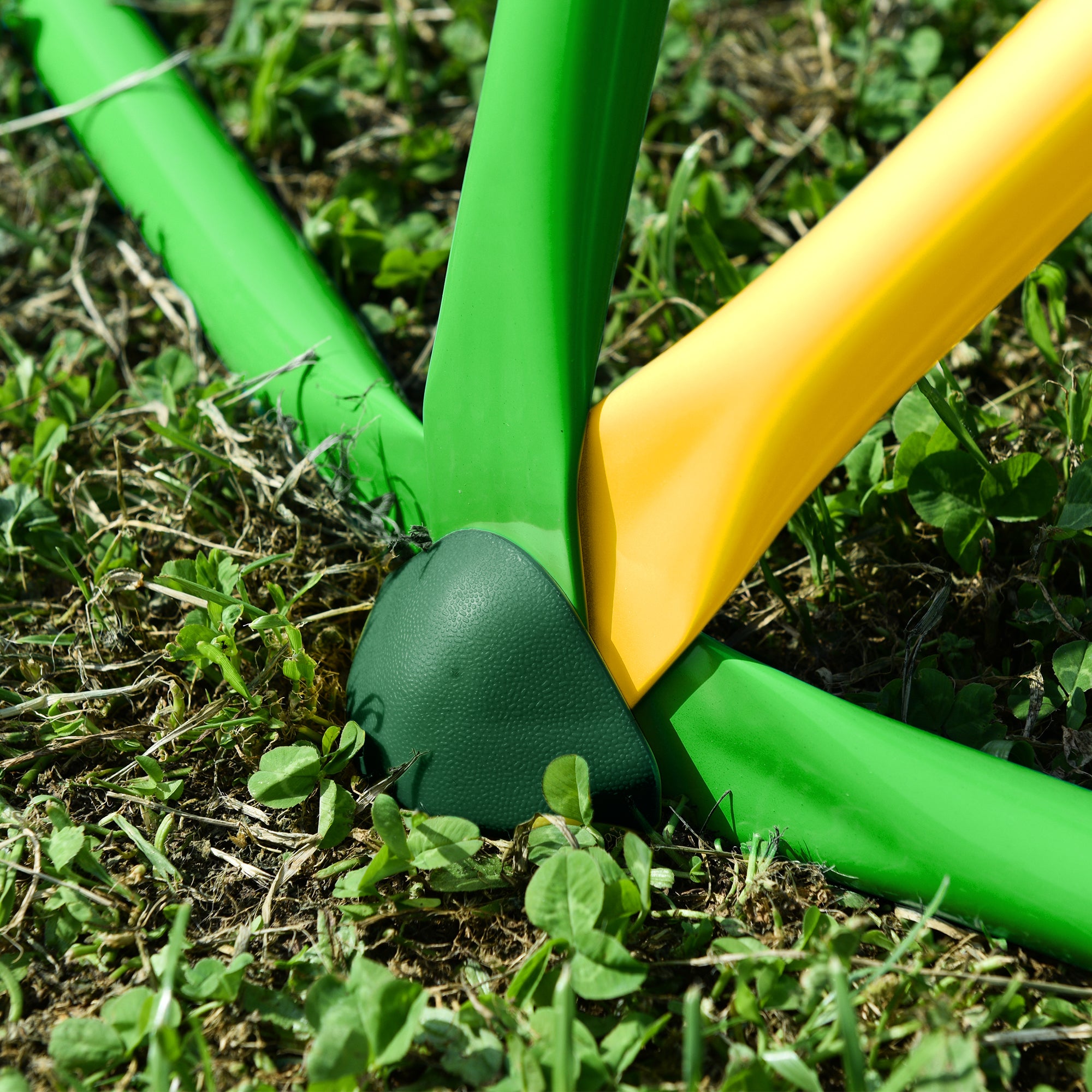 Kdymod 13FT Climbing Dome for Kids,Geometric Dome Climber Jungle Gym Supports 1000 LBS, Outdoor Backyard Play for Kids 3-10 Years Old, Easy Assembly with Climbing Grips,Green,Yellow