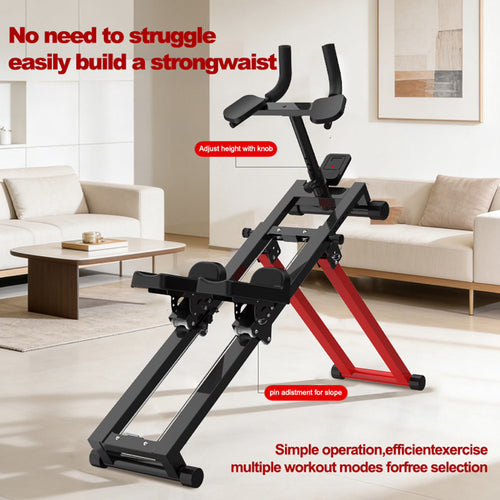 Kdymod 3-in-1 Spine Twist Stretcher & Stair Stepper & Waist Trainer, Adjustable Back Stretcher Machine for Lower Back Exercise, Core Activation & Full-Body Home Workout, Black