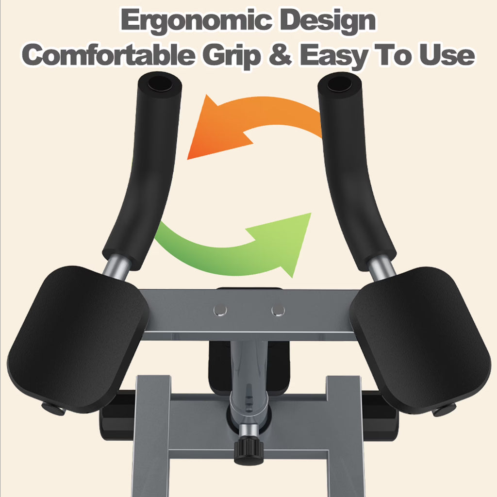 Kdymod 3-in-1 Spine Twist Stretcher & Stair Stepper & Waist Trainer, Adjustable Back Stretcher Machine for Lower Back Exercise, Core Activation & Full-Body Home Workout,Gray