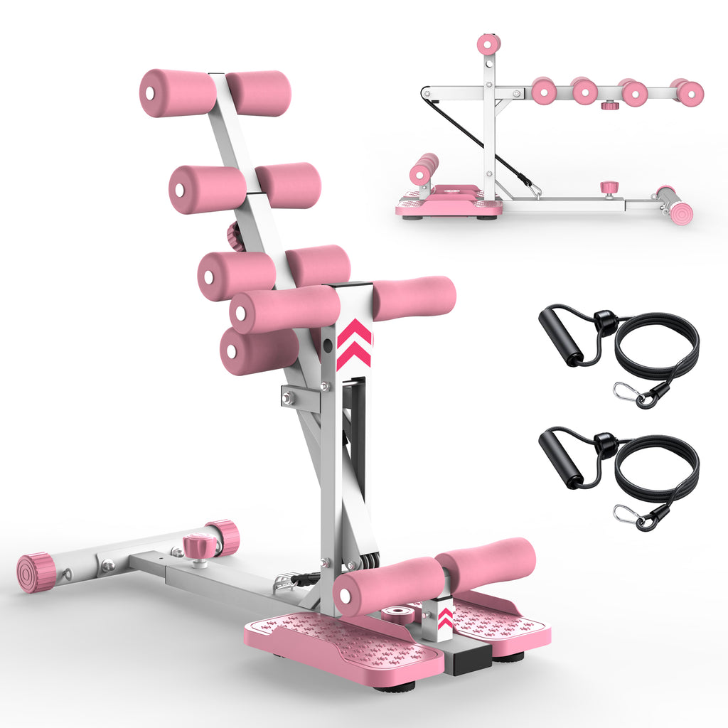 Kdymod Deep Squat Machine, Adjustable Squat Machine for Women with Resistance Bands ，Glute Machine Assist Trainer for Core & Legs Workout Ideal for Home Gym, Apartment & Office